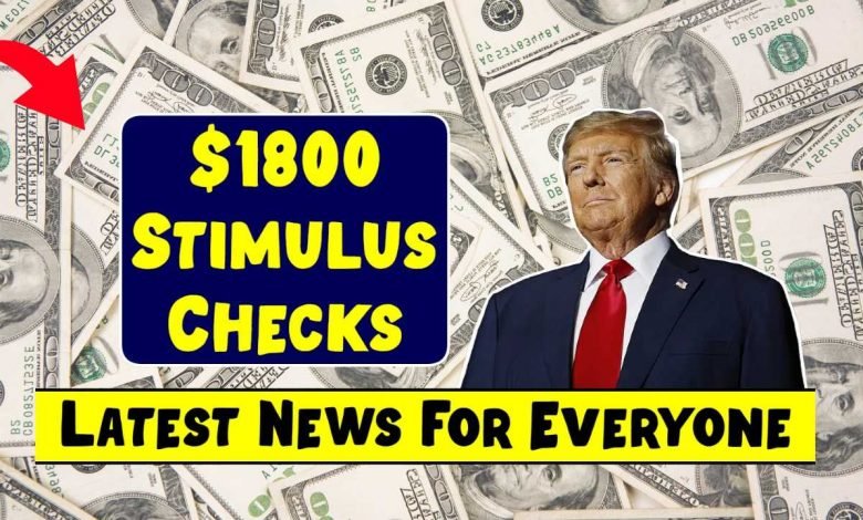 $1800 Stimulus Checks January 2025