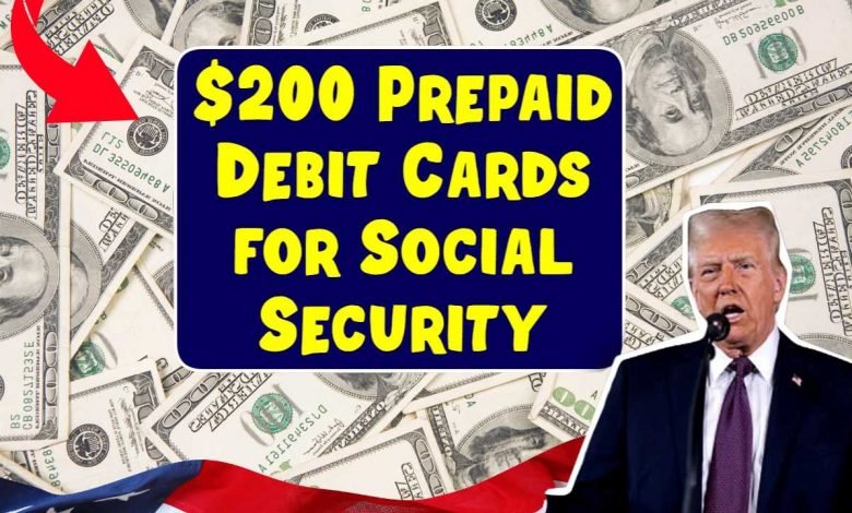 $200 Prepaid Debit Cards for Social Security Retirement in 2025