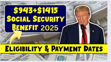 $943+$1415 Social Security Benefit 2025