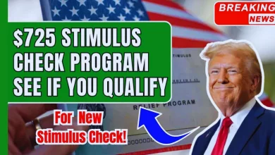 $725 Stimulus Check Program